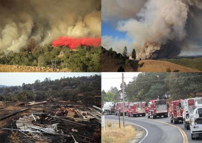 Butte Fire images by Gordon Long