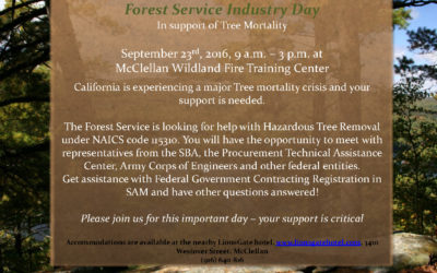 US Forest Service Industry Day October 12, 2016